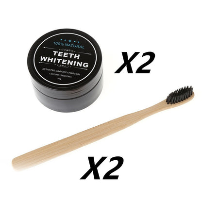 Bamboo Charcoal Toothbrush Set